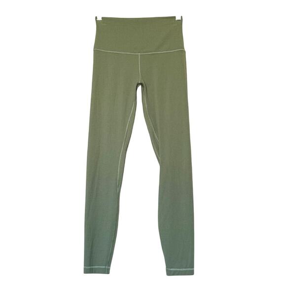 Lululemon Align High-Rise Pant 25" Green Women’s Size 4 Yoga Activewear - Picture 2 of 10